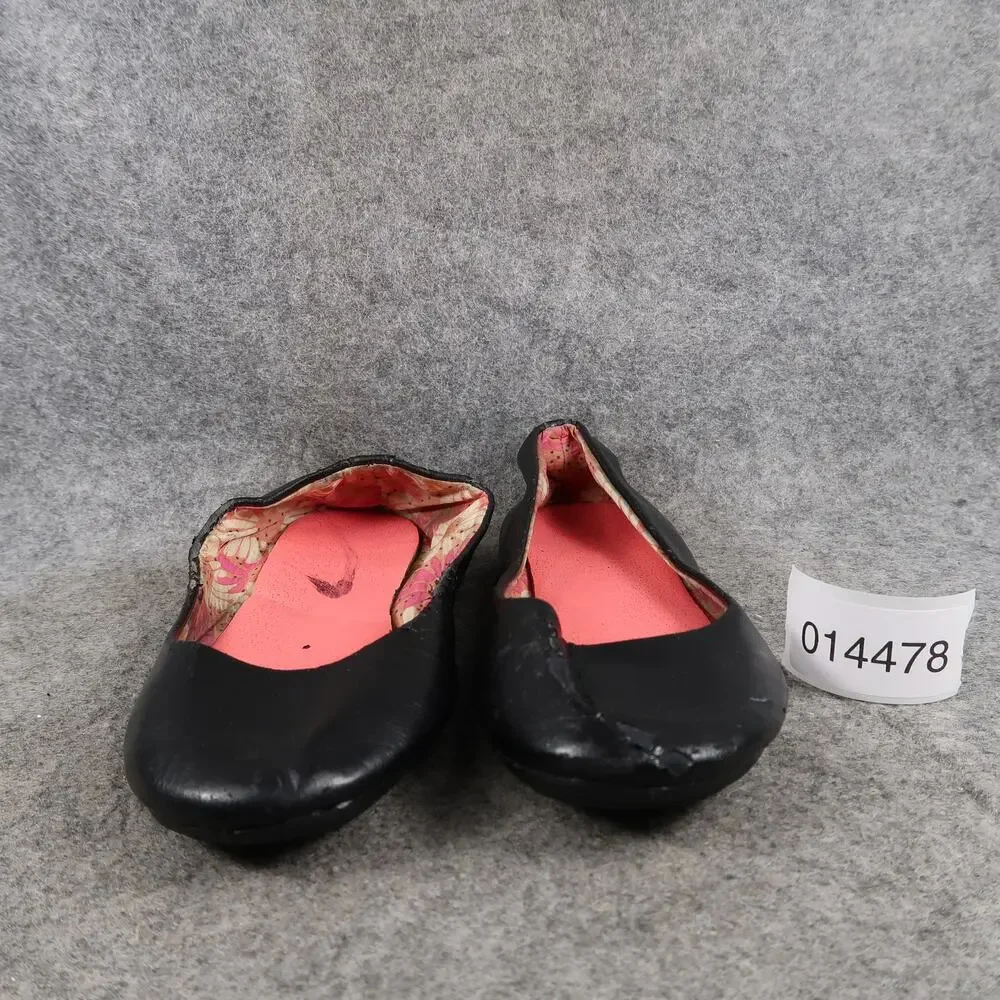 Little Angel Shoes Kids 2 Ballet Flats Slip On Black Round Toe Casual Classic